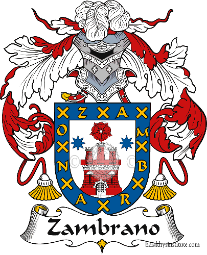 Zambrano Or Zambrana family Coat of Arms