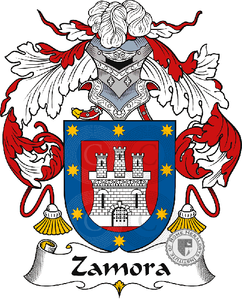 Zamora family Coat of Arms
