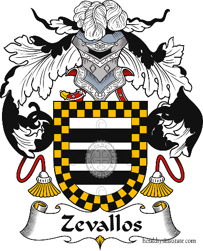 Zevallos family Coat of Arms