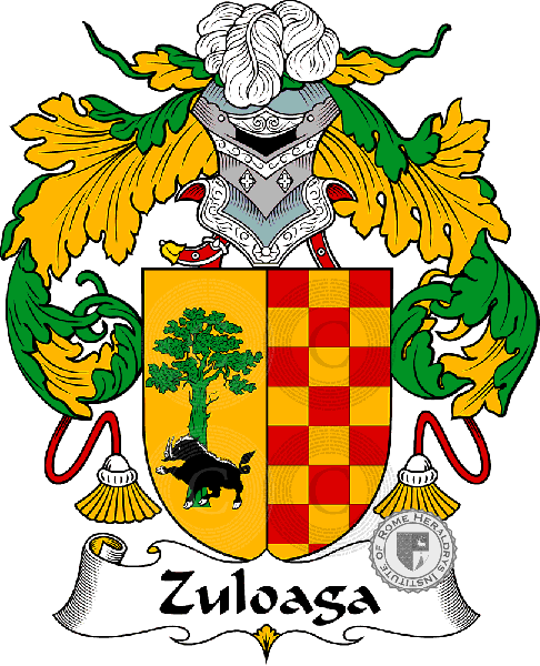 Zuloaga family Coat of Arms