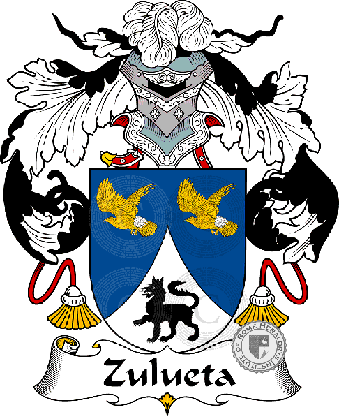 Zulueta family Coat of Arms