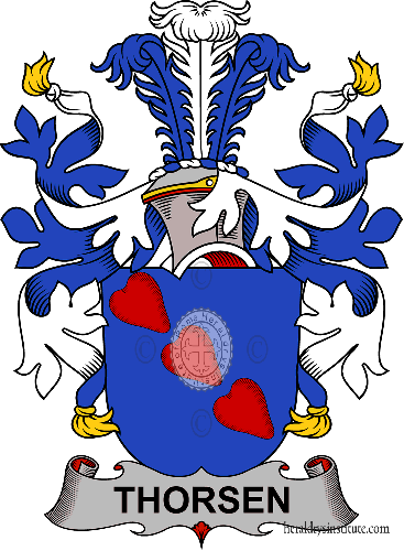 Thorsen family Coat of Arms