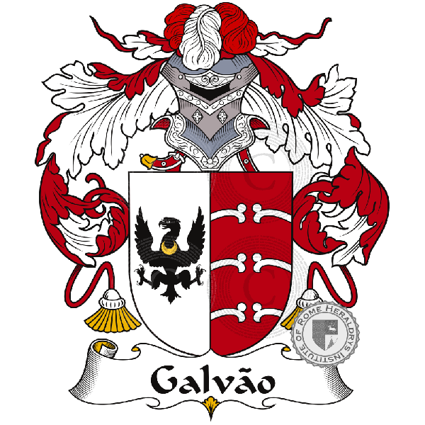 Galvão family Coat of Arms