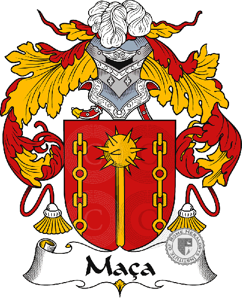 Maça family Coat of Arms