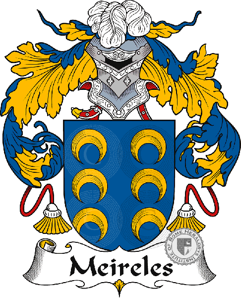 Meireles family Coat of Arms