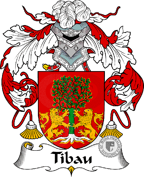Tibau family Coat of Arms