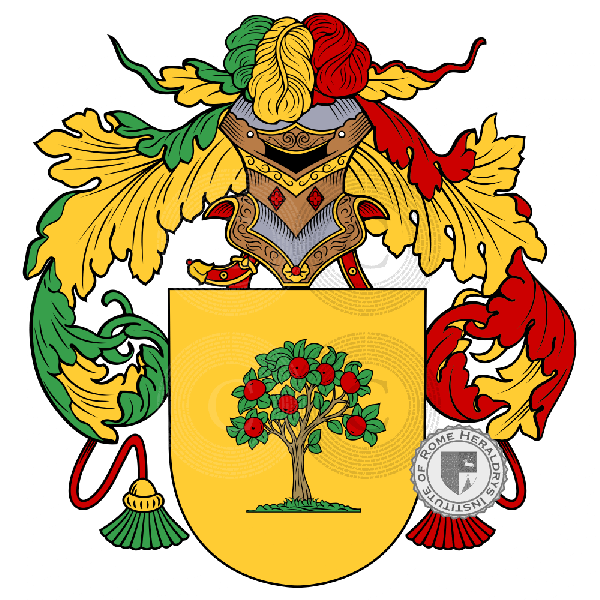 Marìn de Alfocea family Coat of Arms