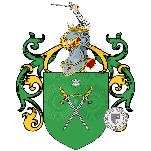 Rio family Coat of Arms