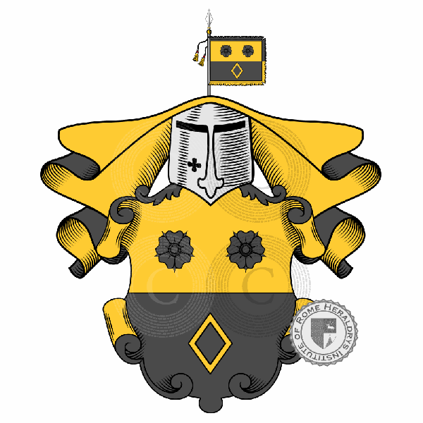 Deubaer family Coat of Arms