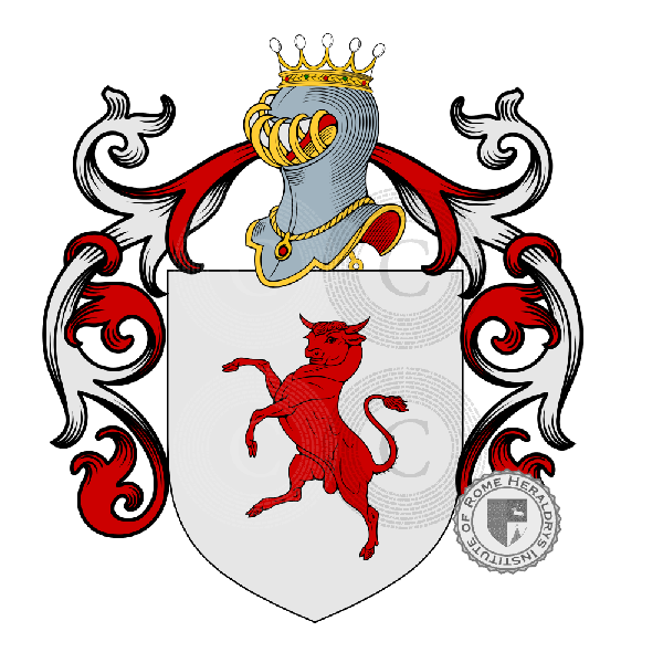 Bucelli del Corso family Coat of Arms