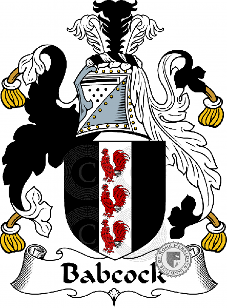 Badcock family Coat of Arms