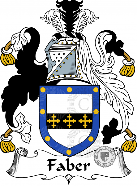 Faber family Coat of Arms
