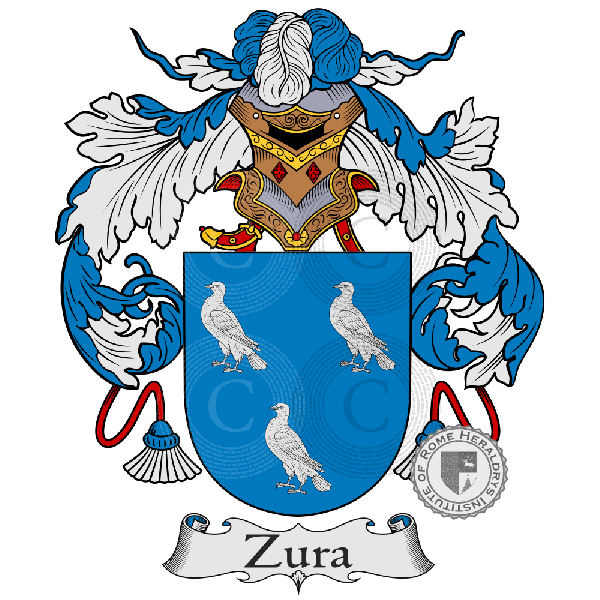 Zura family Coat of Arms