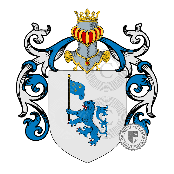Acciaioli family Coat of Arms