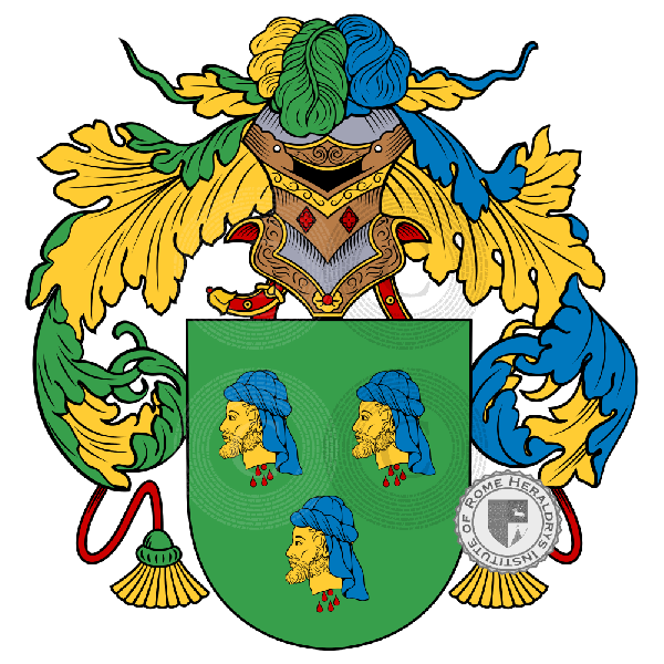 Polentinos family Coat of Arms