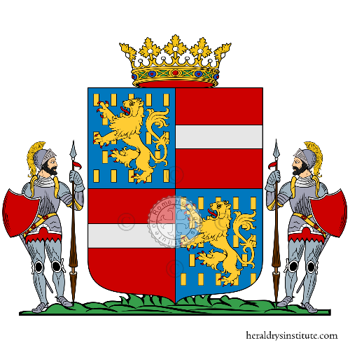 Nassau Corroy family Coat of Arms
