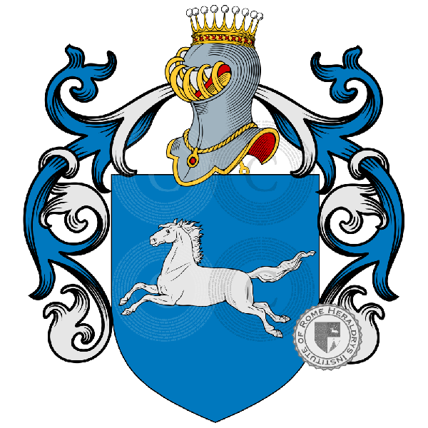 Cavallini family Coat of Arms
