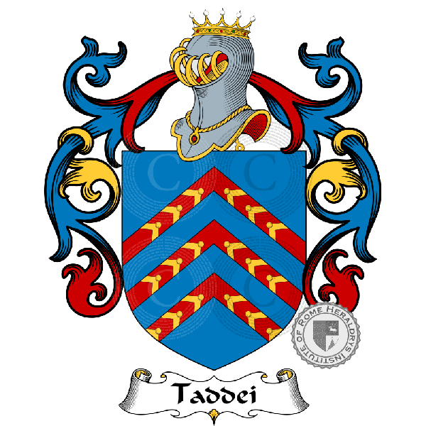 Taddei family Coat of Arms