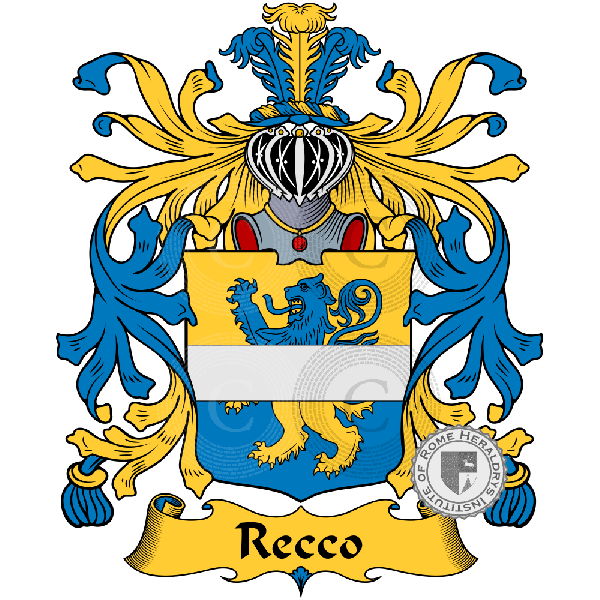 Recco family Coat of Arms